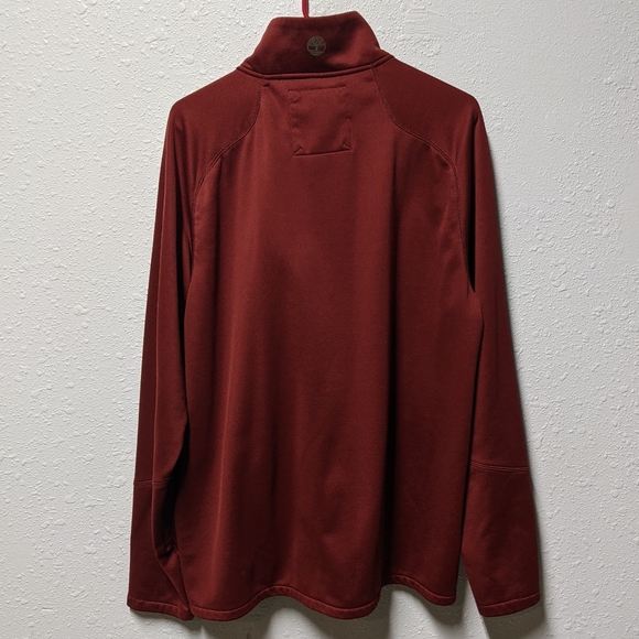 XL Timberland Pullover w/Zipper and Thumb Holes - Picture 4 of 6